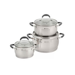 Набор посуды нер/ 6 предметов кастрюли 1.93.75.5 л индукция Eclipse CW-S072-SE(480392 /DANIKS/