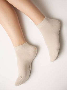 Цена за 2 пары .CONTE 3DSOCKS Носки женские (короткие) бежевый