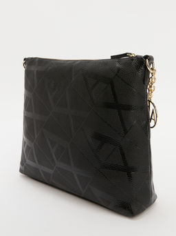 Женская сумка с ручкой ARMANI EXCHANGE Артикул 4081544, черный  фото 4