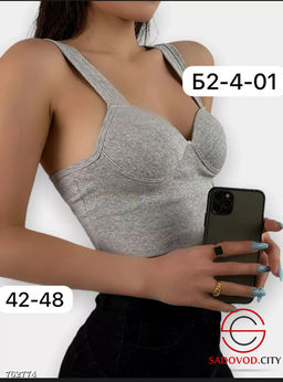 Женский однотонный топ - Bruno фото 3