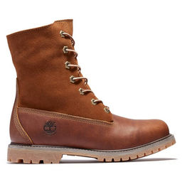 Женские ботинки Timberland Authentics Teddy Fleece WP Fold-Down коричневые