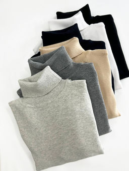 Джемпер (водолазка) 33-12240 т.серый