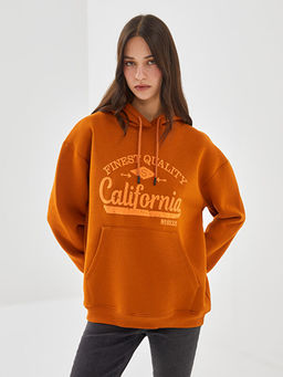 Bask?l? Kad?n Hoodie