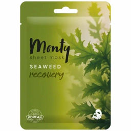 MONTY Маска тканевая д/лица восстанавливающая "МОРСКИЕ ВОДОРОСЛИ" TENCEL 25мл