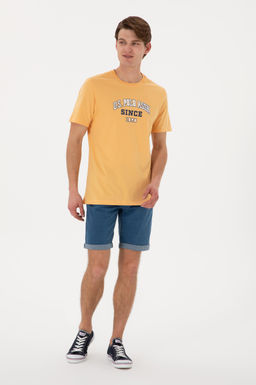 Erkek Regular Fit Bisiklet Yaka Turuncu Ti__rt Sepette S_rpriz _ndirim - U.s. polo assn фото 4