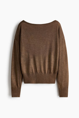 Top de un hombro en punto fino - H&m фото 3