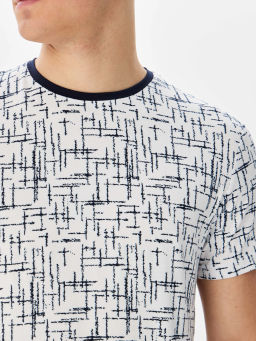 Футболка мужская короткий рукав GREG G145-KD1-SA-UT2024 (синий принт)  фото 8