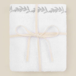 Полотенце махровое SL HOME: Floral «Блан де Блан» 50×90 см, хлопок 100%, белое