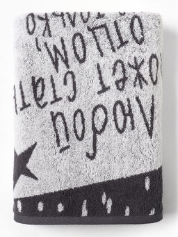 Полотенце махровое Этель Особенный папа, 70?130 см, 100% хлопок, 420 г/м?, серое