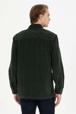 Мужская зеленая рубашка с длинным рукавом - U.s. polo assn фото 5