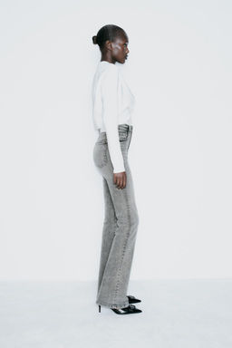 Z1975 FLARED HIGH-WAIST JEANS - Zara фото 4