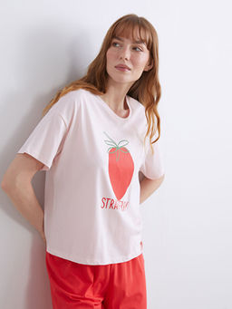 ?ilek Bask?l? Kad?n Kaprili Pijama Tak?m?