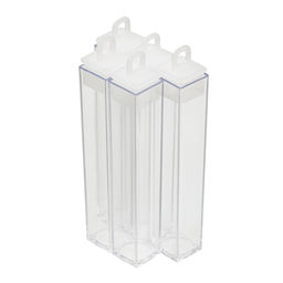 Gamma Туба T-049 пластик 1.5 x 1.5 x 8.5 см 5 шт прозрачная фото 4
