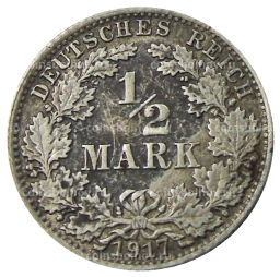 1/2 марки 1917 года A Германия