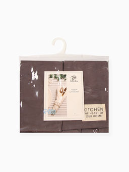 Набор салфеток «Этель» Kitchen, 30×40 см - 2 шт., 100% хлопок, саржа 220 г/м², серый