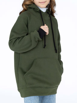 Толстовка детская хаки