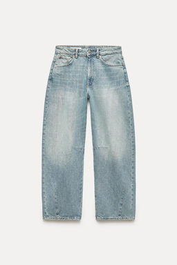 TRF BAGGY BALLOON MID-RISE JEANS - Zara фото 2