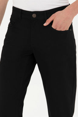 Мужские черные брюки из плотной ткани - U.s. polo assn фото 6