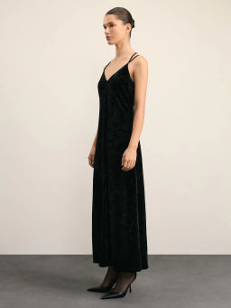 Платье миди с открытыми плечами / Zarina  фото 3