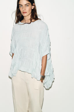 TOP CAPA TEXTURA / Hielo - Zara фото 2