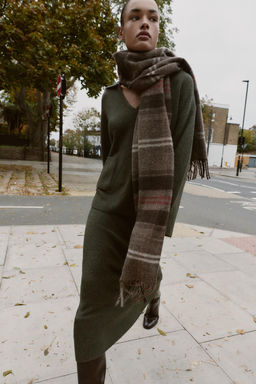 SOFT-TOUCH KNIT MIDI SKIRT - Zara фото 3
