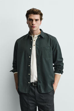 CAMISA REGULAR FIT OXFORD / Botella - Zara фото 2