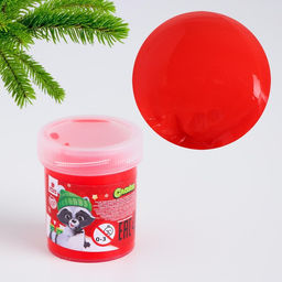 Слайм Енотик с подарком, красный, 40г - Школа талантов фото 2