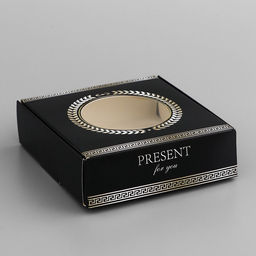 Цена за 5 шт. Коробка подарочная сборная с окном, упаковка, «Подарок для тебя», 10×10×3 см