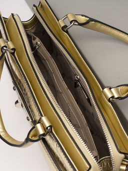 LACCOMA сумка WJC7338-13-золотистый эко кожа хлопок фото 5