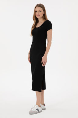 Kad_n Siyah _rme Elbise Sepette S_rpriz _ndirim - U.s. polo assn фото 3