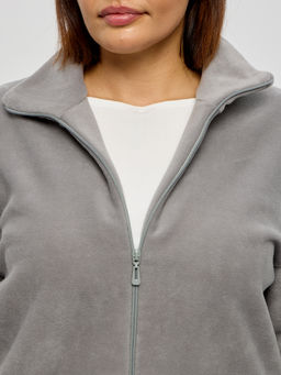 Толстовка женская из флиса Скарлет светло-серый - Амадэль фото 16