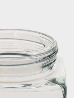 Банка для сыпучих Доляна «Призма», 500 мл, 9×10.5 см, с металлической крышкой, стекло, прозрачная