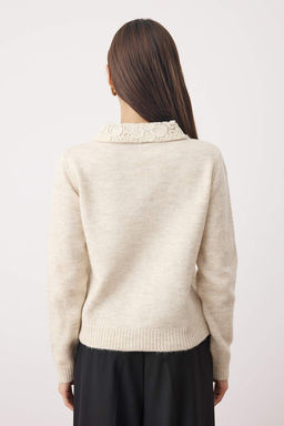 Tas Dantel Yaka Detayl? Triko H?rka TWOAW26HI00176 - Trendyolmilla фото 4