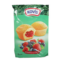 Мини- мафины " Kovis" ягодное ассорти 200гр/Раменский/