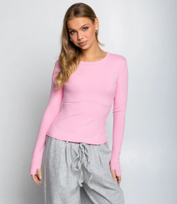 Лонгслив #КТ6889 (1), розовый - Dommod фото 6