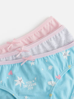 Трусы детские Acoola Dblnya хлопок с полиуретаном набор 3 шт в ассортименте фото 3