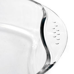 Форма стеклянная для запекания 2,5л овальная 35х24см h6,5см термостекло, в цветной коробке (Китай)