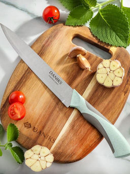 Нож кухонный разделочный Gusto сталь, 20см, YW-A377B-SL (386525) /DANIKS/