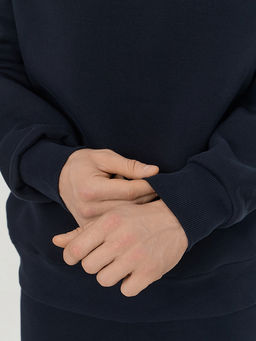 Теплый комплект мужской синий с начесом - Mark formelle фото 5