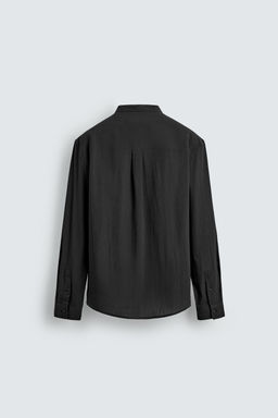CAMISA EFECTO ARRUGADO / Carb?n - Zara фото 8