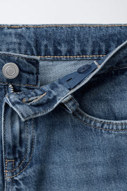 ANIMAL PRINT PATCH WIDE-LEG JEANS - Zara фото 3