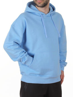 TLK-807 LT. BLUE Толстовка мужская (85% хлопок, 15% полиэстер)