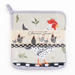 Цена за 2 шт. Набор кухонный Светлой пасхи прихватка, подставка под горячее - Доляна фото 13