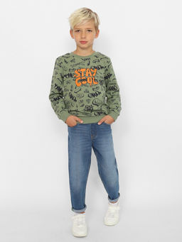 CRB wear/CWKB 63674-35-384 Джемпер для мальчика,хаки/Ex.Cherubino  фото 3