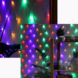 Светодиодная сеть 240Led, 2х2м ,МИКС,10 режимов,ПП - Buro фото 4