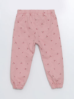 Beli Lastikli Bask?l? K?z Bebek Pantolon - Waikiki фото 3