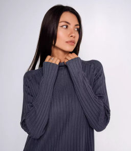 Платье #КТ2943, серый - Dommod фото 5