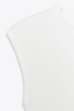 STRETCH RIB T-SHIRT - Zara фото 6