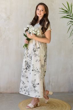 Платье Хлопок 70% Лён 30% Кострома 2 - Оптима фото 2