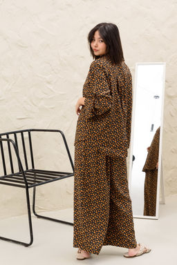 Костюм женский SET001/07/Черный, коричневый - M&G all natural фото 6